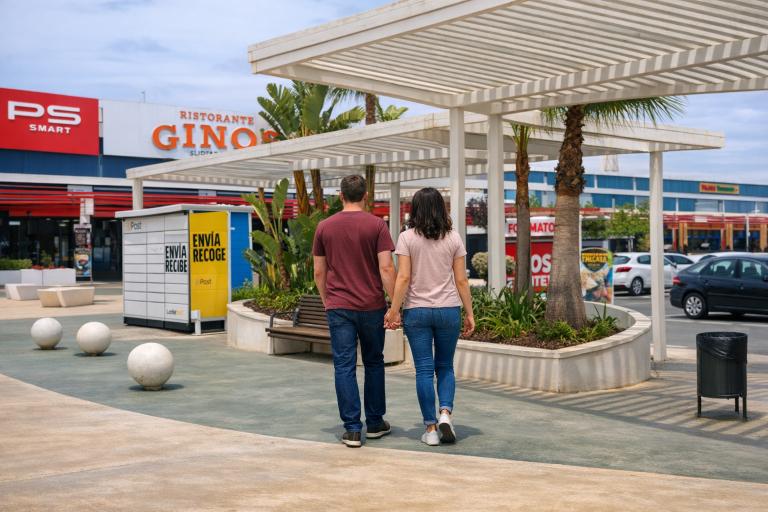 Vista del parque comercial Vidanova Parc en Valencia – Arker